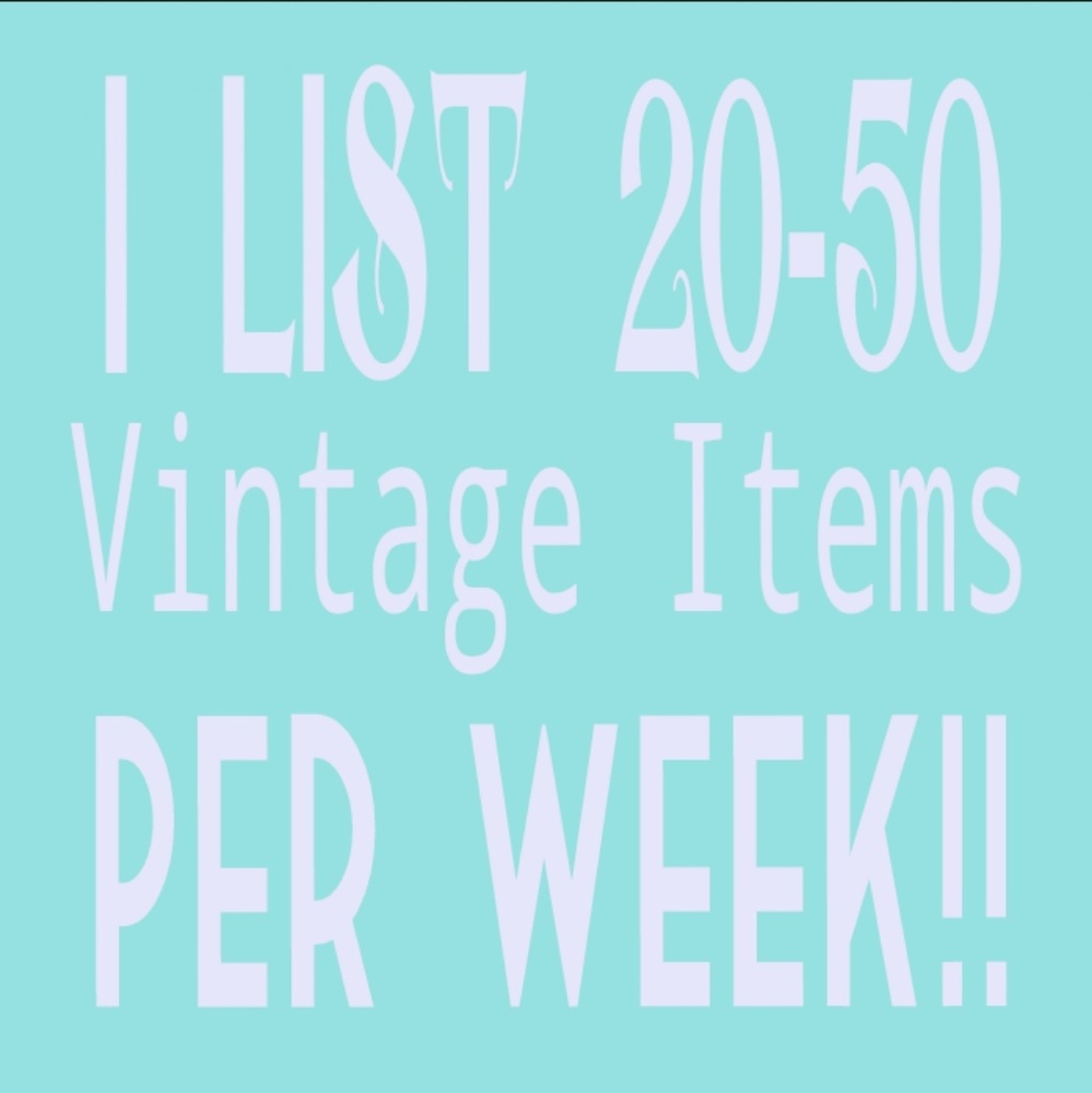 💖💖💖 New Vintage Listed Each Week!! 💖💖💖